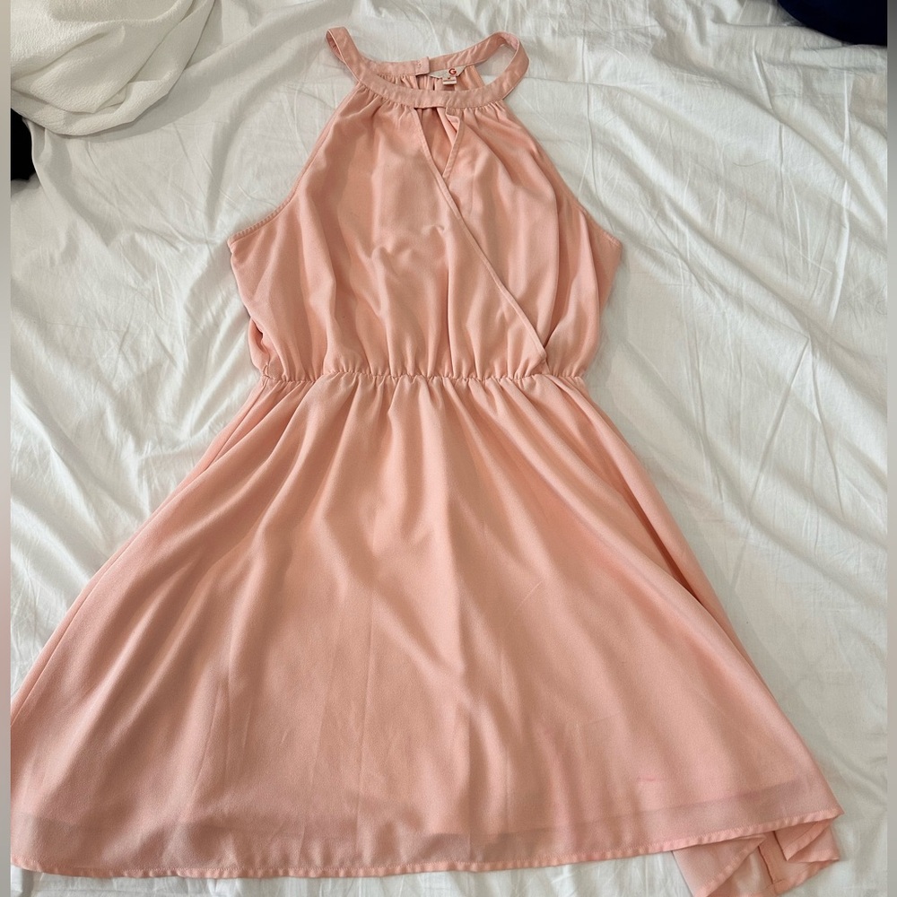 Pink mini dress from guess, size M